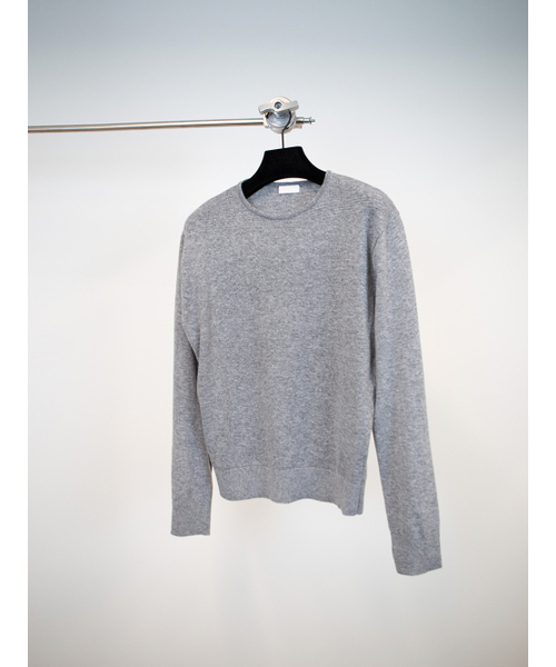 GOZER(ゴーザー)の「FOREST ROUND KNIT_GREY(ニット/セーター・メンズ・チャコールグレー・1/2/3)」の7枚目の写真