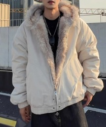CELENA BEATS（セレナビーツ）の「フェイクファー 切り替え 中綿 フード ブルゾン（ブルゾン）」