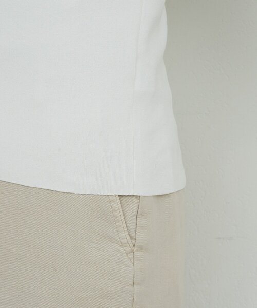 GALLARDAGALANTE(ガリャルダガランテ)の「【手洗い可】オフショルニット(ニット/セーター・レディース・ホワイト/イエロー/ブラック・FREE)」の7枚目の写真