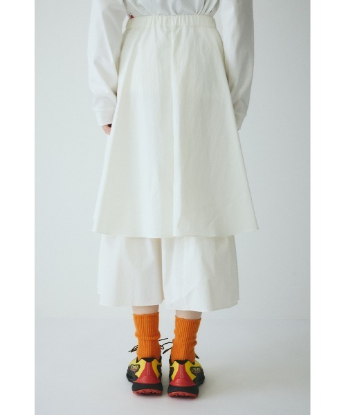 HeRIN.CYE（ヘリンドットサイ）の「Double hem skirt　　ダブルヘムスカート（スカート・レディース・ブラック/ホワイト/レッド・FREE）」の21枚目の写真
