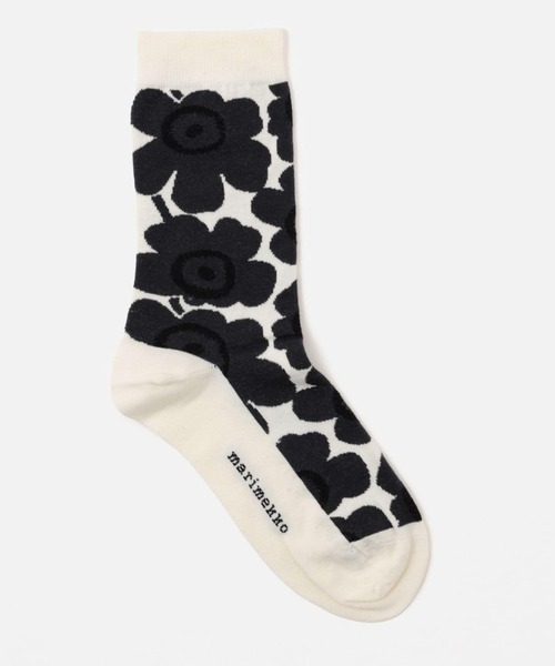 marimekko(マリメッコ)の「Linjaus Unikko / Socks(ソックス/靴下・レディース・レッド/ホワイト/ライトピンク/ブラック・34/37/40)」の13枚目の写真