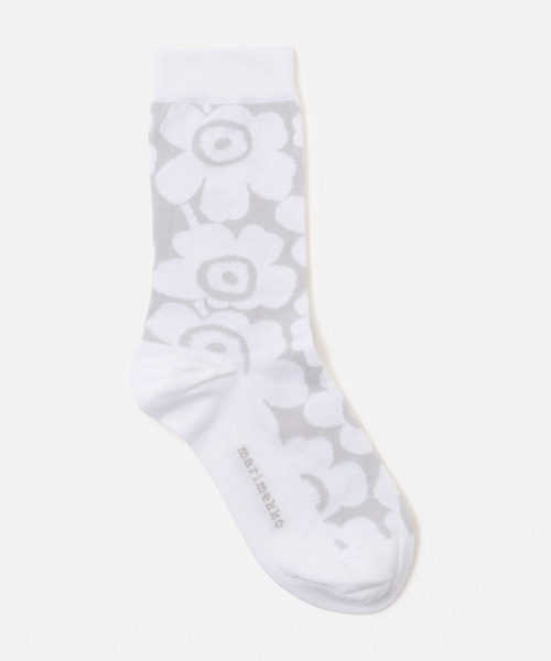 marimekko(マリメッコ)の「Linjaus Unikko / Socks(ソックス/靴下・レディース・レッド/ホワイト/ライトピンク/ブラック・34/37/40)」の9枚目の写真