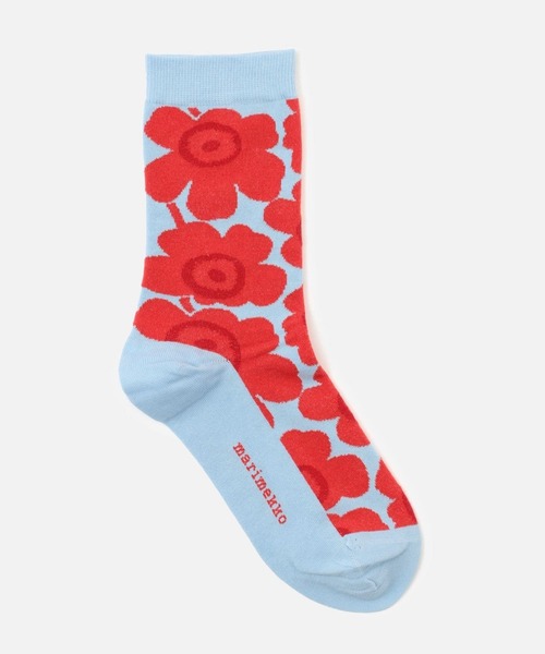 marimekko(マリメッコ)の「Linjaus Unikko / Socks(ソックス/靴下・レディース・レッド/ホワイト/ライトピンク/ブラック・34/37/40)」の17枚目の写真