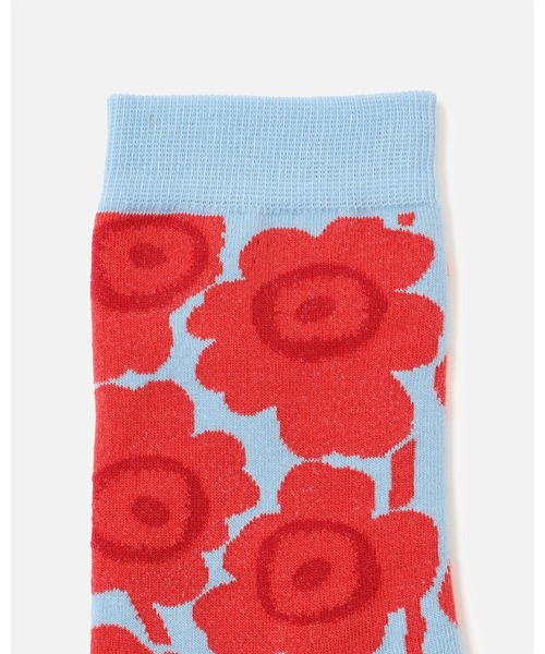 marimekko(マリメッコ)の「Linjaus Unikko / Socks(ソックス/靴下・レディース・レッド/ホワイト/ライトピンク/ブラック・34/37/40)」の18枚目の写真