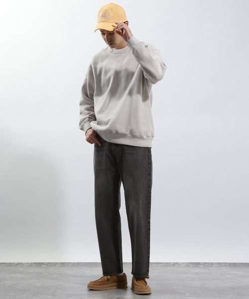 BAYFLOW（ベイフロー）の「ジャストテーパードデニム（デニムパンツ・メンズ・ブルー/ブラック・MEDIUM/LARGE）」の3枚目の写真