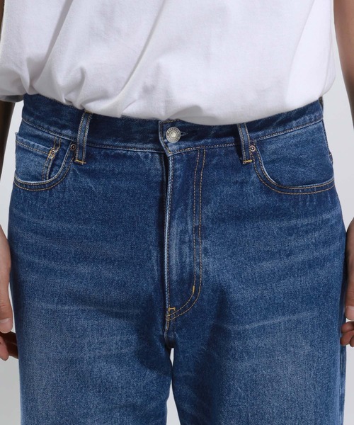 BAYFLOW（ベイフロー）の「ジャストテーパードデニム（デニムパンツ・メンズ・ブルー/ブラック・MEDIUM/LARGE）」の10枚目の写真