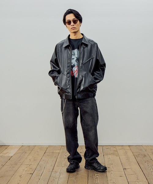 BAYFLOW（ベイフロー）の「ジャストテーパードデニム（デニムパンツ・メンズ・ブルー/ブラック・MEDIUM/LARGE）」の15枚目の写真