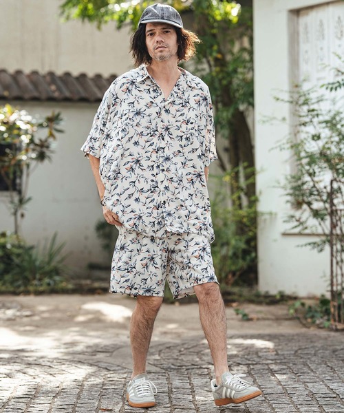 CAMBIO(カンビオ)の「mp14469- Vivid Flower Short Pants ショートパンツ(S62026cmb)(その他パンツ・メンズ・ホワイト/ネイビー/ブラック・L/M/S)」の10枚目の写真