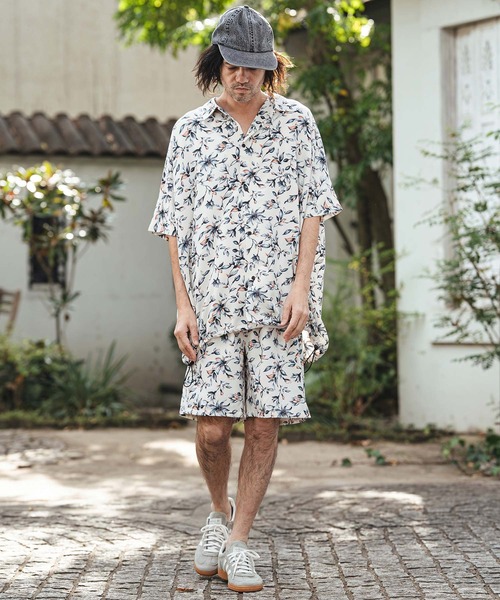 CAMBIO(カンビオ)の「mp14469- Vivid Flower Short Pants ショートパンツ(S62026cmb)(その他パンツ・メンズ・ホワイト/ネイビー/ブラック・L/M/S)」の11枚目の写真
