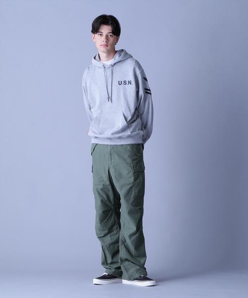 AVIREX(アヴィレックス)の「NAVAL PULLOVER PARK / ネイバル プルオーバー パーカー / AVIREX / アヴィレックス(パーカー・メンズ・ホワイト/その他17・L/M)」の6枚目の写真