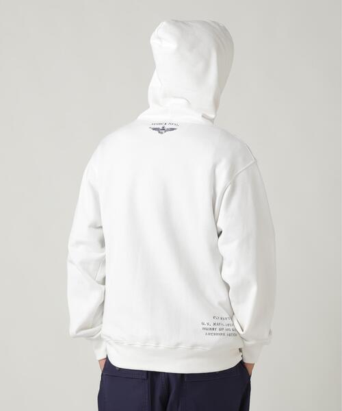 AVIREX(アヴィレックス)の「NAVAL PULLOVER PARK / ネイバル プルオーバー パーカー / AVIREX / アヴィレックス(パーカー・メンズ・ホワイト/その他17・L/M)」の15枚目の写真