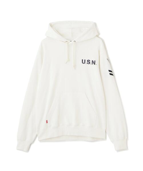 AVIREX(アヴィレックス)の「NAVAL PULLOVER PARK / ネイバル プルオーバー パーカー / AVIREX / アヴィレックス(パーカー・メンズ・ホワイト/その他17・L/M)」の10枚目の写真