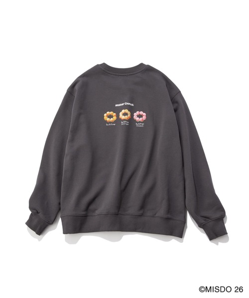 LEPSIM(レプシィム)の「【Mister Donut】イラストクルースウェット 627319(スウェット・レディース・グレー/チャコールグレー・FREE)」の11枚目の写真