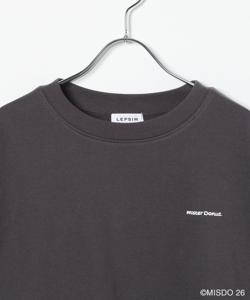 LEPSIM(レプシィム)の「【Mister Donut】イラストクルースウェット 627319(スウェット・レディース・グレー/チャコールグレー・FREE)」の13枚目の写真