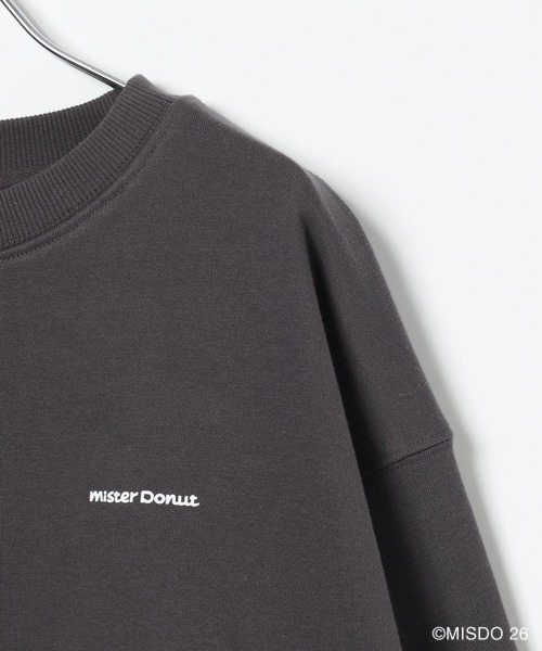 LEPSIM(レプシィム)の「【Mister Donut】イラストクルースウェット 627319(スウェット・レディース・グレー/チャコールグレー・FREE)」の14枚目の写真