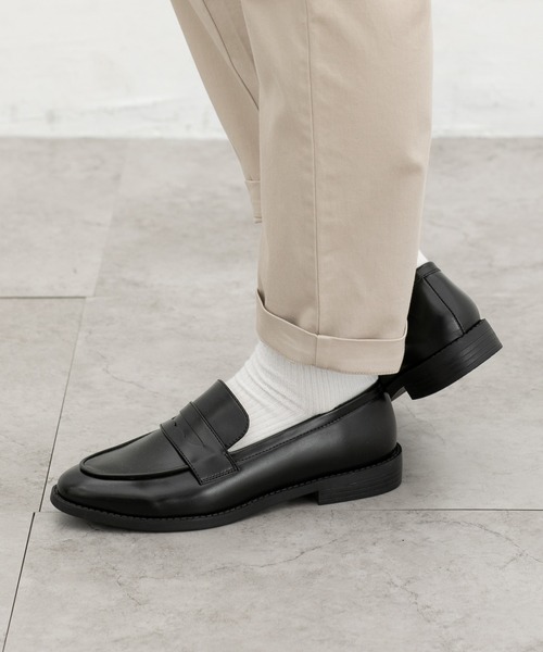 Honeys(ハニーズ)の「シンプルコインローファー(ローファー・レディース・ブラック・L/LL/M/S)」の3枚目の写真