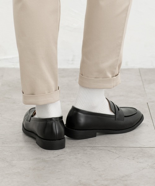 Honeys(ハニーズ)の「シンプルコインローファー(ローファー・レディース・ブラック・L/LL/M/S)」の4枚目の写真