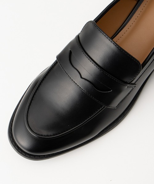 Honeys(ハニーズ)の「シンプルコインローファー(ローファー・レディース・ブラック・L/LL/M/S)」の10枚目の写真