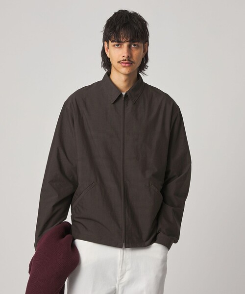 Steven Alan(スティーブンアラン)の「<Steven Alan> C/PE マイクロチェック ワーク ブルゾン(ブルゾン・メンズ・ネイビー/ライトグレー・XL/L/M/S)」の11枚目の写真