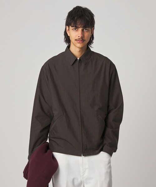 Steven Alan(スティーブンアラン)の「<Steven Alan> C/PE マイクロチェック ワーク ブルゾン(ブルゾン・メンズ・ネイビー/ライトグレー・XL/L/M/S)」の13枚目の写真