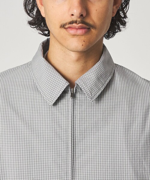 Steven Alan(スティーブンアラン)の「<Steven Alan> C/PE マイクロチェック ワーク ブルゾン(ブルゾン・メンズ・ネイビー/ライトグレー・XL/L/M/S)」の17枚目の写真