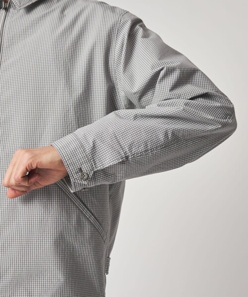 Steven Alan(スティーブンアラン)の「<Steven Alan> C/PE マイクロチェック ワーク ブルゾン(ブルゾン・メンズ・ネイビー/ライトグレー・XL/L/M/S)」の18枚目の写真