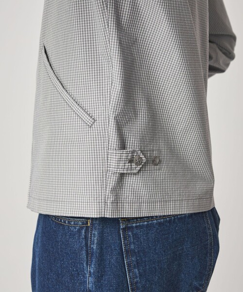 Steven Alan(スティーブンアラン)の「<Steven Alan> C/PE マイクロチェック ワーク ブルゾン(ブルゾン・メンズ・ネイビー/ライトグレー・XL/L/M/S)」の19枚目の写真