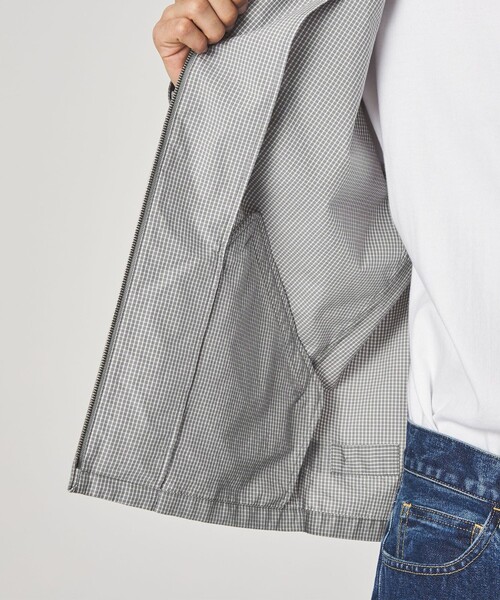 Steven Alan(スティーブンアラン)の「<Steven Alan> C/PE マイクロチェック ワーク ブルゾン(ブルゾン・メンズ・ネイビー/ライトグレー・XL/L/M/S)」の21枚目の写真