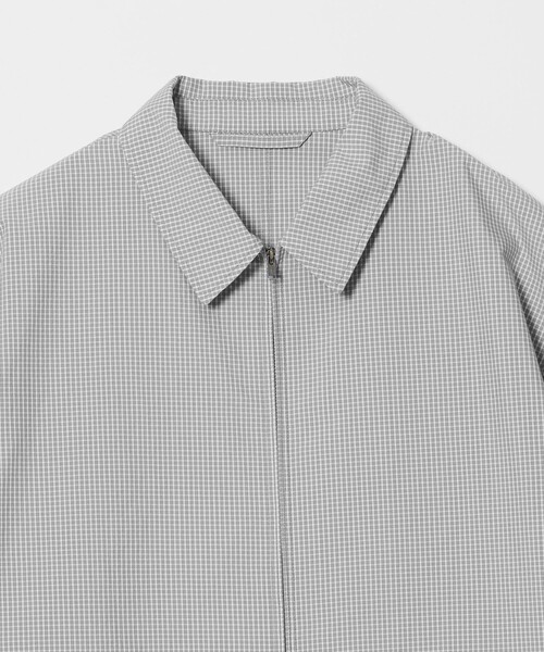 Steven Alan(スティーブンアラン)の「<Steven Alan> C/PE マイクロチェック ワーク ブルゾン(ブルゾン・メンズ・ネイビー/ライトグレー・XL/L/M/S)」の3枚目の写真