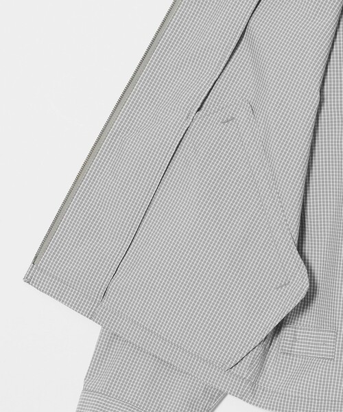 Steven Alan(スティーブンアラン)の「<Steven Alan> C/PE マイクロチェック ワーク ブルゾン(ブルゾン・メンズ・ネイビー/ライトグレー・XL/L/M/S)」の8枚目の写真