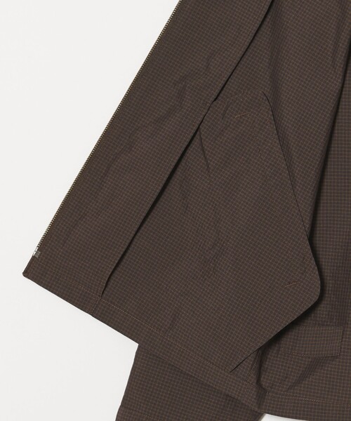 Steven Alan(スティーブンアラン)の「<Steven Alan> C/PE マイクロチェック ワーク ブルゾン(ブルゾン・メンズ・ネイビー/ライトグレー・XL/L/M/S)」の12枚目の写真