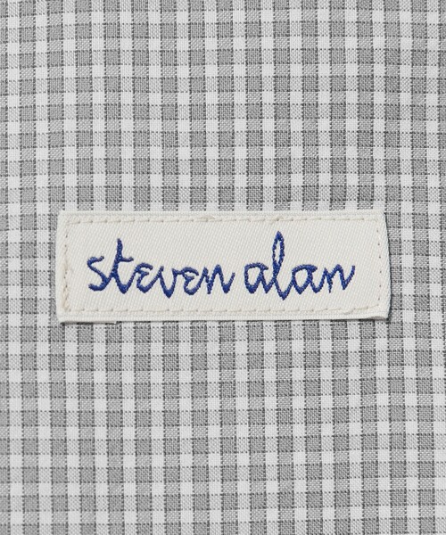 Steven Alan(スティーブンアラン)の「<Steven Alan> C/PE マイクロチェック ワーク ブルゾン(ブルゾン・メンズ・ネイビー/ライトグレー・XL/L/M/S)」の14枚目の写真
