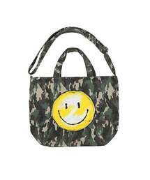 THE MADNESS（ザ マッドネス）の「HAND WORK SMILE TWOWAY BAG_CAMO（トートバッグ）」