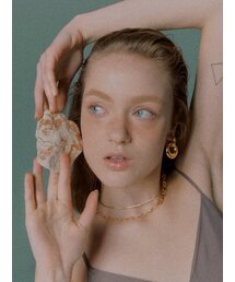 ONE ENOUGH（ワン イナフ）の「Double Gold Ring Earrings（ピアス（両耳用））」