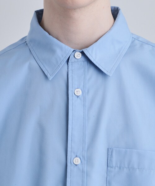 tk.TAKEO KIKUCHI(ティーケータケオキクチ)の「【選べる7色】アソートブロードシャツ(シャツ/ブラウス・メンズ・ライトブルー/ホワイト/ネイビー系1/グレー系1/ホワイト系3/チャコールグレー/ブルー系7・04/03/02)」の11枚目の写真