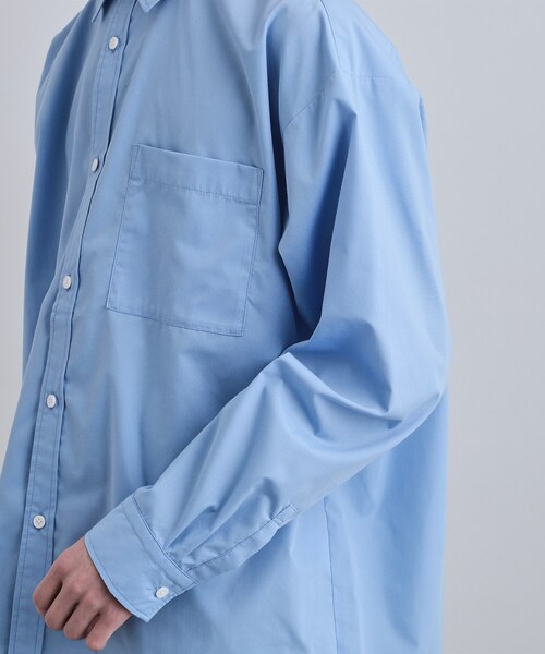 tk.TAKEO KIKUCHI(ティーケータケオキクチ)の「【選べる7色】アソートブロードシャツ(シャツ/ブラウス・メンズ・ライトブルー/ホワイト/ネイビー系1/グレー系1/ホワイト系3/チャコールグレー/ブルー系7・04/03/02)」の12枚目の写真