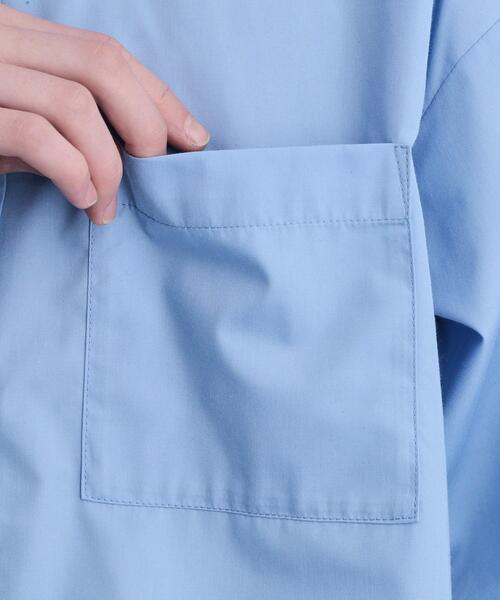 tk.TAKEO KIKUCHI(ティーケータケオキクチ)の「【選べる7色】アソートブロードシャツ(シャツ/ブラウス・メンズ・ライトブルー/ホワイト/ネイビー系1/グレー系1/ホワイト系3/チャコールグレー/ブルー系7・04/03/02)」の13枚目の写真