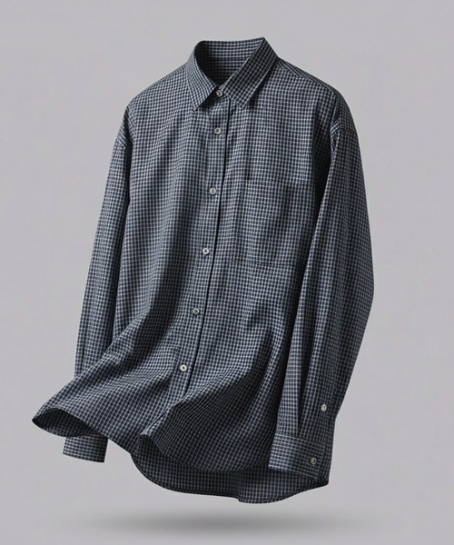 tk.TAKEO KIKUCHI（ティーケータケオキクチ）の「【選べる7色】アソートブロードシャツ（シャツ/ブラウス・メンズ・ライトブルー/ホワイト/ネイビー系1/グレー系1/ホワイト系3/チャコールグレー/ブルー系7・04/03/02）」の6枚目の写真