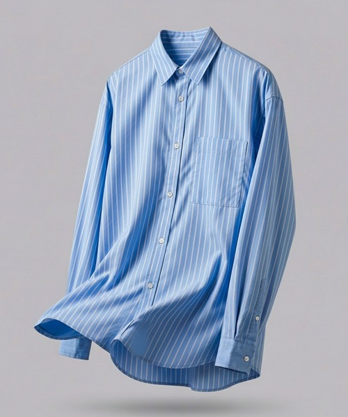 tk.TAKEO KIKUCHI（ティーケータケオキクチ）の「【選べる7色】アソートブロードシャツ（シャツ/ブラウス・メンズ・ライトブルー/ホワイト/ネイビー系1/グレー系1/ホワイト系3/チャコールグレー/ブルー系7・04/03/02）」の7枚目の写真