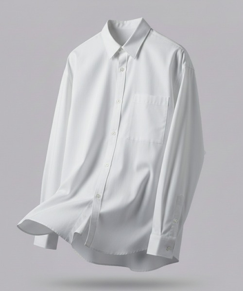 tk.TAKEO KIKUCHI（ティーケータケオキクチ）の「【選べる7色】アソートブロードシャツ（シャツ/ブラウス・メンズ・ライトブルー/ホワイト/ネイビー系1/グレー系1/ホワイト系3/チャコールグレー/ブルー系7・04/03/02）」の2枚目の写真