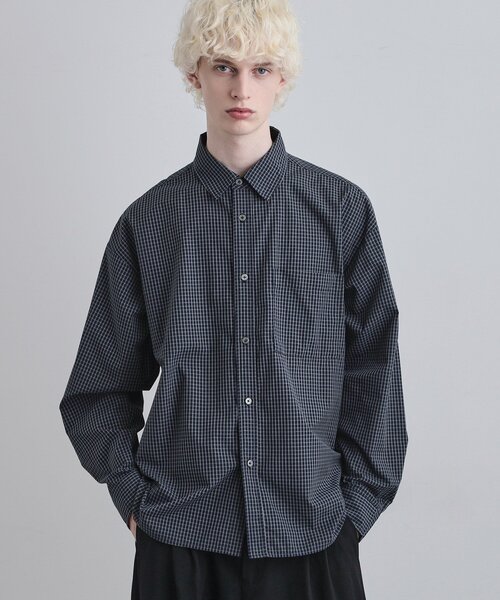 tk.TAKEO KIKUCHI（ティーケータケオキクチ）の「【選べる7色】アソートブロードシャツ（シャツ/ブラウス・メンズ・ライトブルー/ホワイト/ネイビー系1/グレー系1/ホワイト系3/チャコールグレー/ブルー系7・04/03/02）」の13枚目の写真