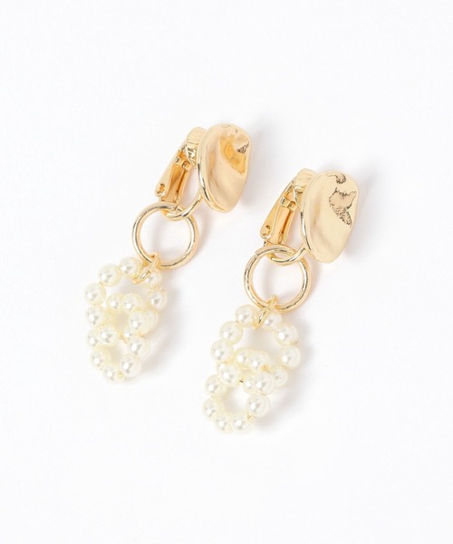 studio CLIP（スタディオクリップ）の「パールぶら下がりイヤリング（イヤリング・レディース・その他2/その他1・FREE）」の4枚目の写真