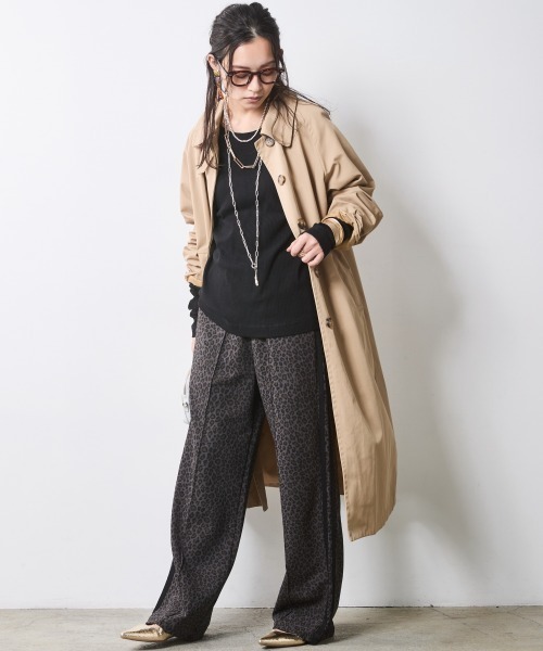 CHIC STYLE(シックスタイル)の「テレコロングスリーブプルオーバー<大きいサイズ有>シックスタイル(Tシャツ/カットソー・レディース・ブラック/オフホワイト/グレー・M/L/LL/3L/4L/5L)」の9枚目の写真