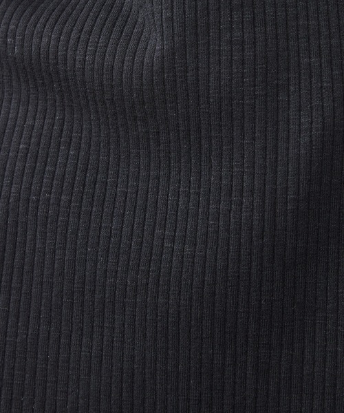 CHIC STYLE(シックスタイル)の「テレコロングスリーブプルオーバー<大きいサイズ有>シックスタイル(Tシャツ/カットソー・レディース・ブラック/オフホワイト/グレー・M/L/LL/3L/4L/5L)」の20枚目の写真