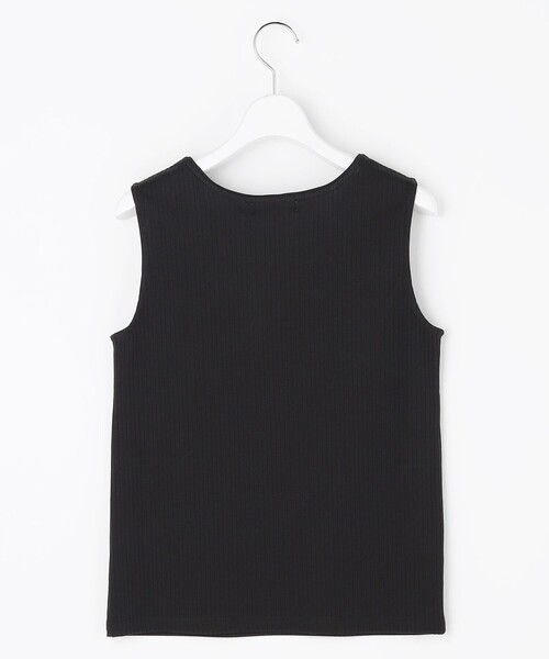 J.PRESS(ジェイプレス)の「針抜きフライス ノースリーブ カットソー(Tシャツ/カットソー・レディース・ホワイト系/ライトグレー系/ブラック系・T15/T13)」の6枚目の写真