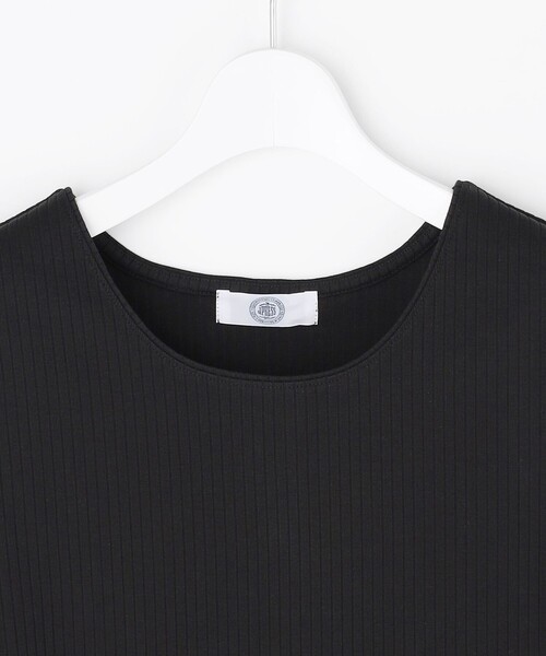 J.PRESS(ジェイプレス)の「針抜きフライス ノースリーブ カットソー(Tシャツ/カットソー・レディース・ホワイト系/ライトグレー系/ブラック系・T15/T13)」の7枚目の写真