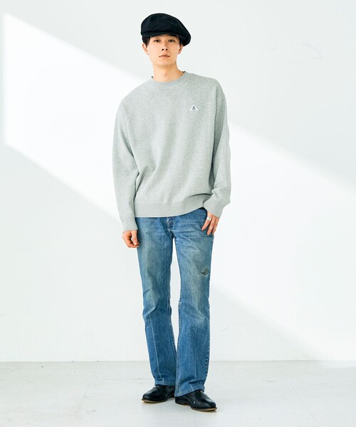 GLOSTER（グロスター）の「【大人カジュアルに映える】COTTON LINEN BIG CASKET（キャスケット・メンズ・ブラック/キナリ・FREE）」の3枚目の写真