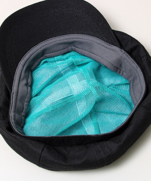 GLOSTER（グロスター）の「【大人カジュアルに映える】COTTON LINEN BIG CASKET（キャスケット・メンズ・ブラック/キナリ・FREE）」の8枚目の写真