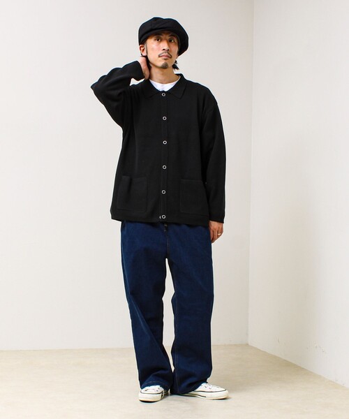 GLOSTER（グロスター）の「【大人カジュアルに映える】COTTON LINEN BIG CASKET（キャスケット・メンズ・ブラック/キナリ・FREE）」の11枚目の写真