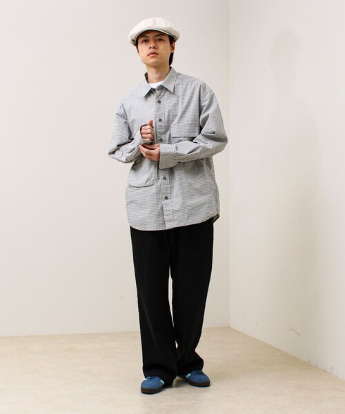 GLOSTER（グロスター）の「【大人カジュアルに映える】COTTON LINEN BIG CASKET（キャスケット・メンズ・ブラック/キナリ・FREE）」の12枚目の写真